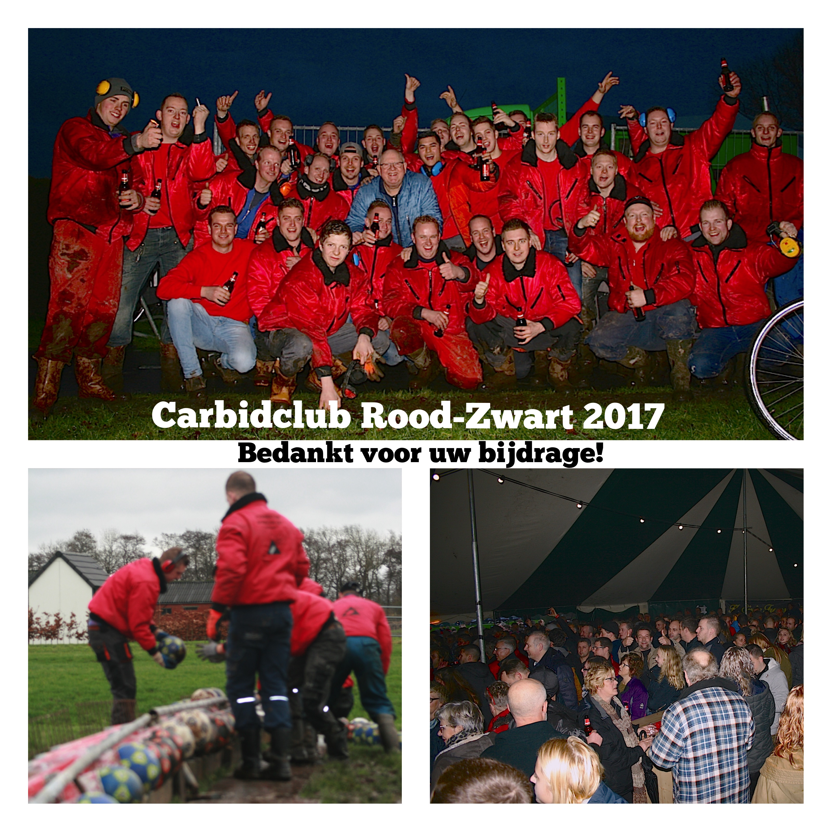 Carbidclub Rood Zwart 2017